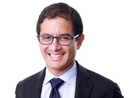 Smiling man in professional attire