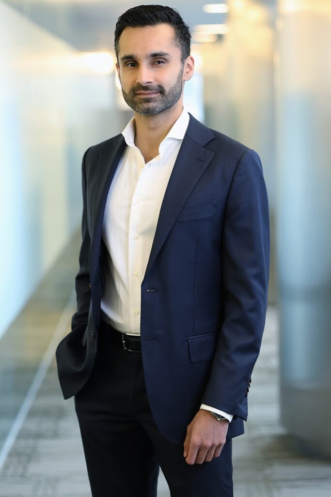 Professional man in business attire